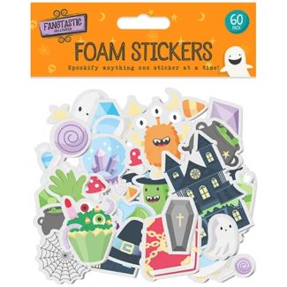 Halloween Foam Stickers - Assorted - 60 Pack