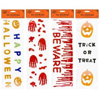 Halloween Gel Stickers - Assorted 