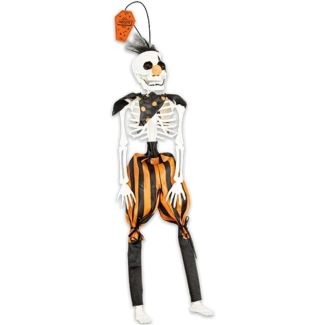 Halloween Hanging Clown Skeleton - 40cm