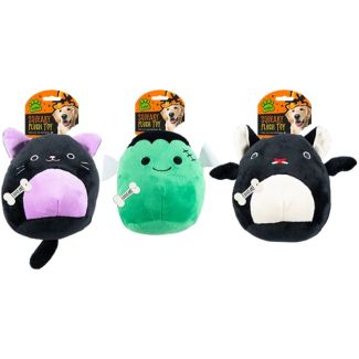 Halloween Squeaky Character Dog Toy - Assorted - 15cm