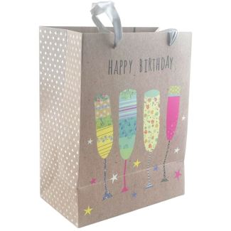 Santa Outfit Design Gift Bag - 15 cm