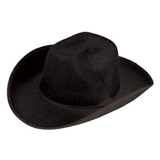 Cowboy Hat - Black (Adult Size)