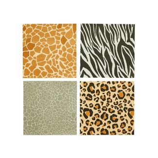 Paper Napkins Animal Print 16pcs - Assorted Designs 