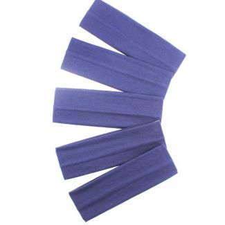 Wholesale Plain 7cm Wide Headbands-Black