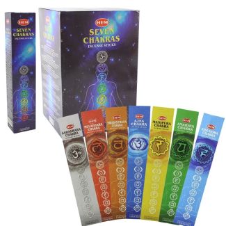 HEM Incense Sticks - Seven Chakras 