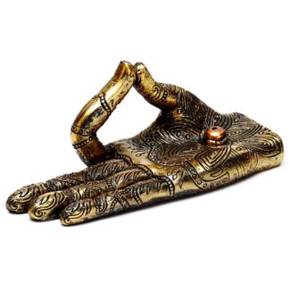 Wholesale Henna Buddha Hand Ashcatcher Incense Stick Burner 