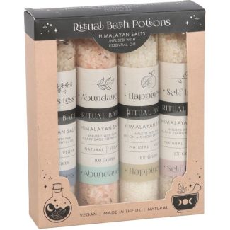 Herbal Ritual Bath Salt Gift Set – Pack of 4