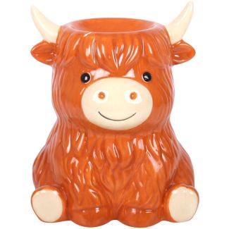 Highland Cow Ceramic Oil Burner and Wax Warmer