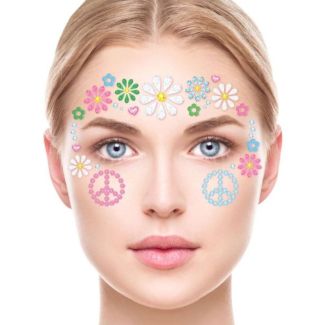 Hippie Festival Face Jewels - 10 x 13cm
