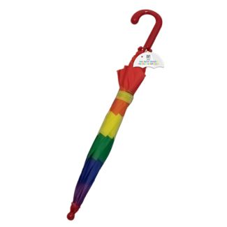 Kids Automatic Open Rainbow Umbrella - 66cm 