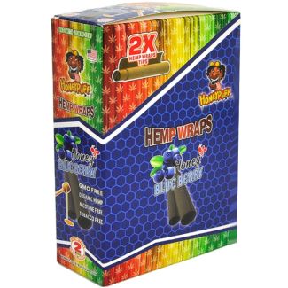 Wholesale HoneyPuff Flavoured H-Wraps - Blueberry 