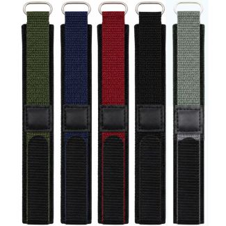 Hook and Loop Watch Strap with Velcro Fastening - Assorted - 20mm