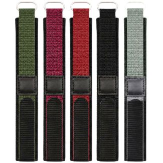 Hook and Loop Watch Strap with Velcro Fastening - Assorted - 18mm