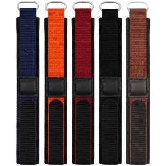 Hook and Loop Watch Strap with Velcro Fastening - Assorted - 22mm