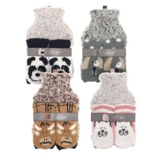 Wholesale Hot Water Bottle & Sock Set - Assorted 