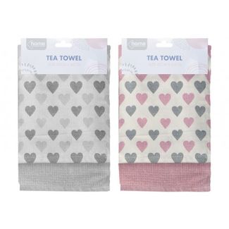 Terry Tea Towels Waffle Design 40cm x 60cm - Assorted 