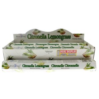 Wholesale Stamford Hex Incense Sticks - Citronella Lemongrass