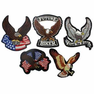 Wholesale Eagles Design Iron-On Patches - Assorted Designs