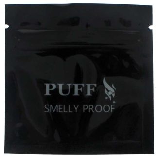 Wholesale Grip Seal Smelly Proof Resealable Bags - Black 76.2mm x 76.2mm (3" x 3") 