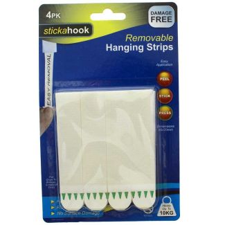 stickahook Self Adhesive Removable Hanging Strips