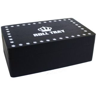Wholesale Black Wooden Box Medium - Roll Tray