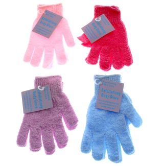 Wholesale Exfoliating Body Gloves - Assorted Colours