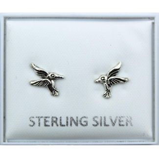 Wholesale Sterling Silver Bird Studs - 10mm