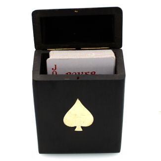 Sheesham Wooden Box with Playing Card Deck