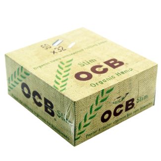 OCB Slim Organic Hemp Unbleached Rolling Papers 