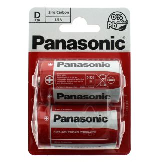 Panasonic Alkaline Batteries - D (1.5 V) (EXP - 02/2025)