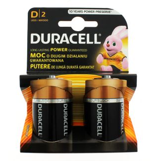 Duracell Plus Power Alkaline Batteries - D (1.5 V)