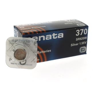 Renata Watch Batteries - 370 (silver 1.55v)