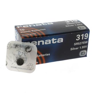 Renata Watch Batteries - 319 (Silver 1.55V) 