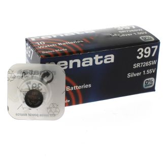 Renata Watch Batteries - 397 (Silver 1.55V)