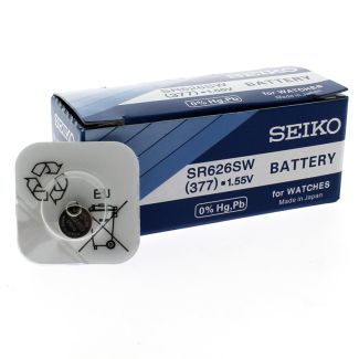 Seiko Silver Oxide Batteries - 377 (1.55 V)
