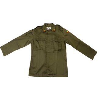 Rasta Shirt Jacket - Army Green 