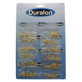 Duralon Gold Safety Pins