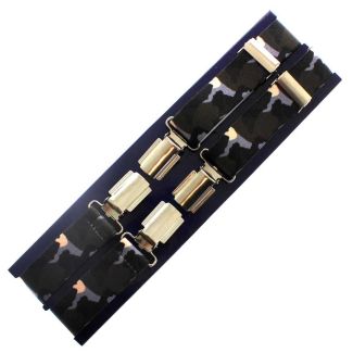 Men's Braces Camouflage Design - 25mm Wide