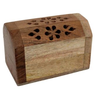 Acacia Wood Incense Cone Holder 