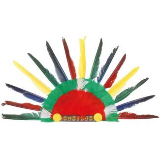 Indian Feather Headdress Hat