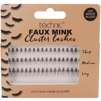 Wholesale Technic Faux Mink Individual Cluster Lashes 