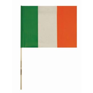 Ireland Plastic Flag With Sticks - 29cm x 17cm 