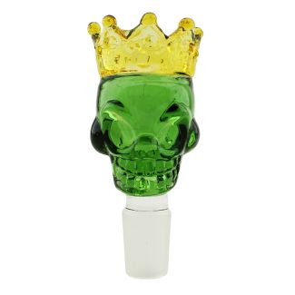Jaxx USA "Crown Of Creation" Green Glass Cone - 18.8mm