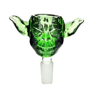 Wholesale Jaxx USA 'Loader' Glass Cone - Green Man (18.8 mm)