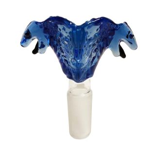Wholesale Jaxx USA ''Cobra Kai" Glass Cone - Blue (14.4mm)