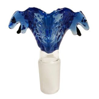 Wholesale Jaxx USA 'Cobra Kai' Glass Cone - Blue (18.8 mm)