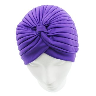 Jersey Turban Hat - Purple