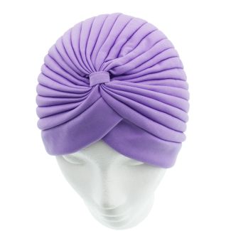 Jersey Turban Hat - Lilac