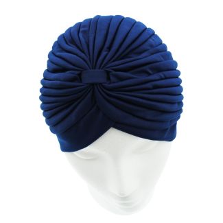 Jersey Turban Hat - Navy