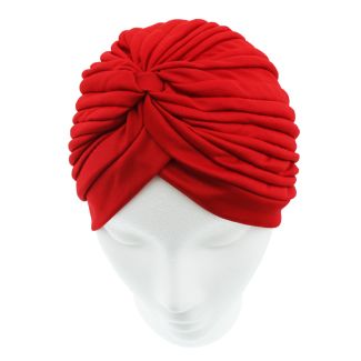 Jersey Turban Hat - Red 